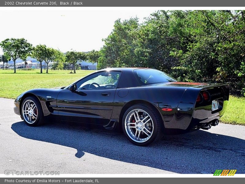 Black / Black 2002 Chevrolet Corvette Z06