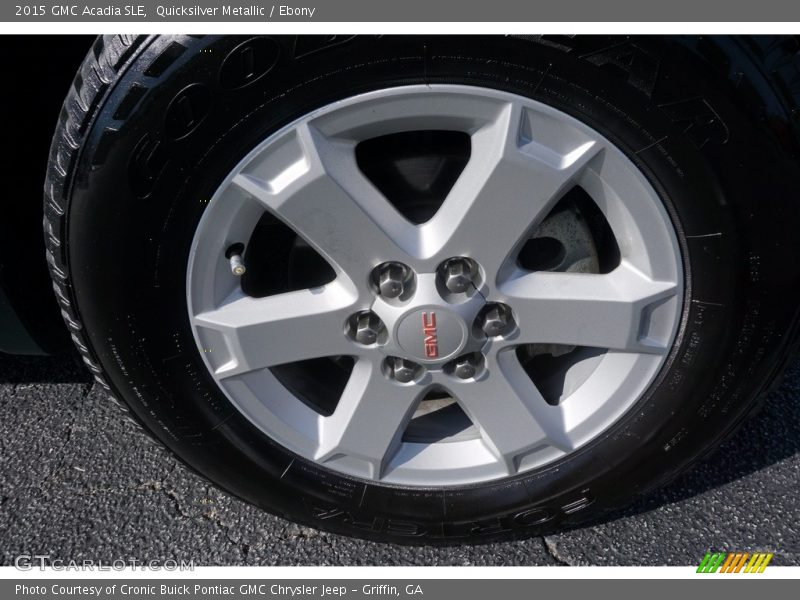Quicksilver Metallic / Ebony 2015 GMC Acadia SLE