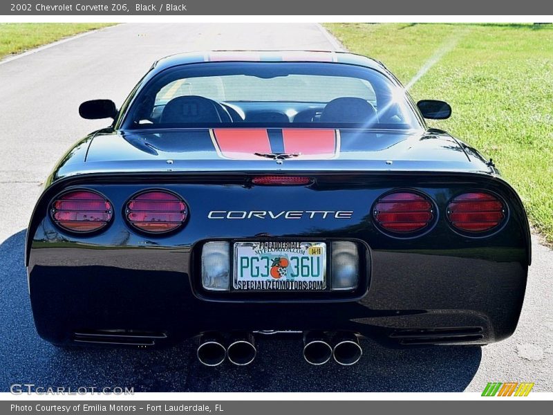 Black / Black 2002 Chevrolet Corvette Z06