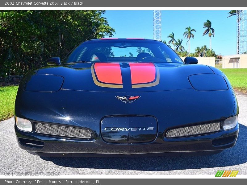 Black / Black 2002 Chevrolet Corvette Z06