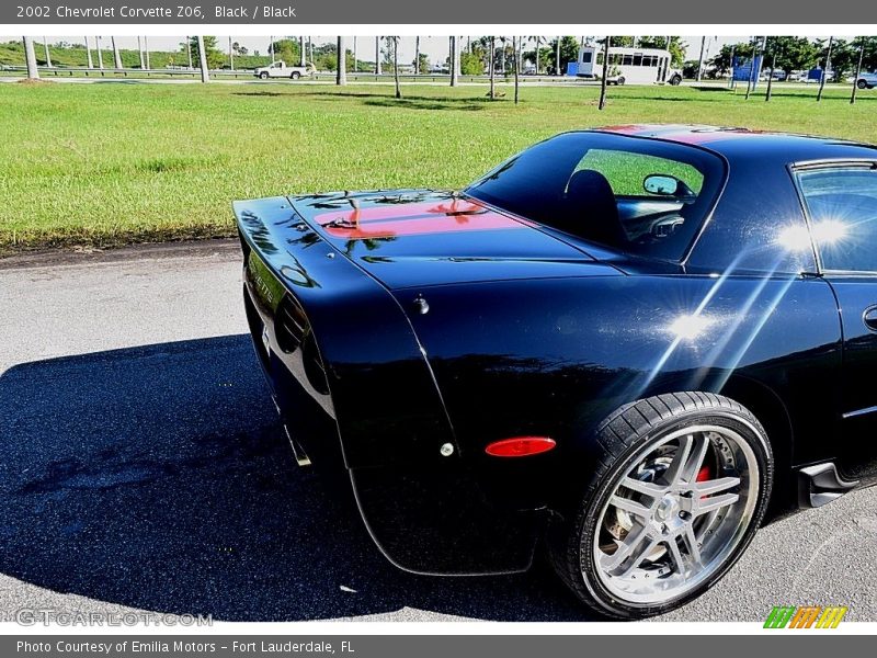 Black / Black 2002 Chevrolet Corvette Z06