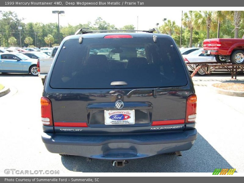 Deep Wedgewood Blue Metallic / Prairie Tan 1999 Mercury Mountaineer 4WD