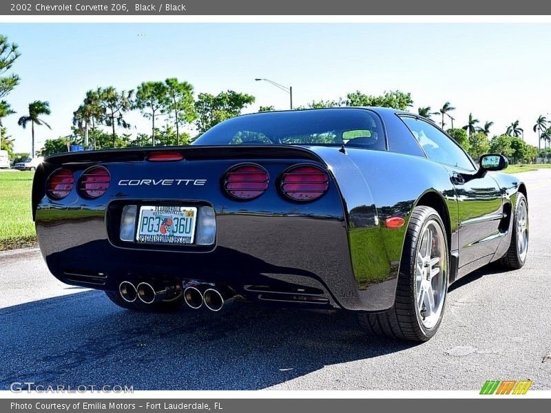 Black / Black 2002 Chevrolet Corvette Z06