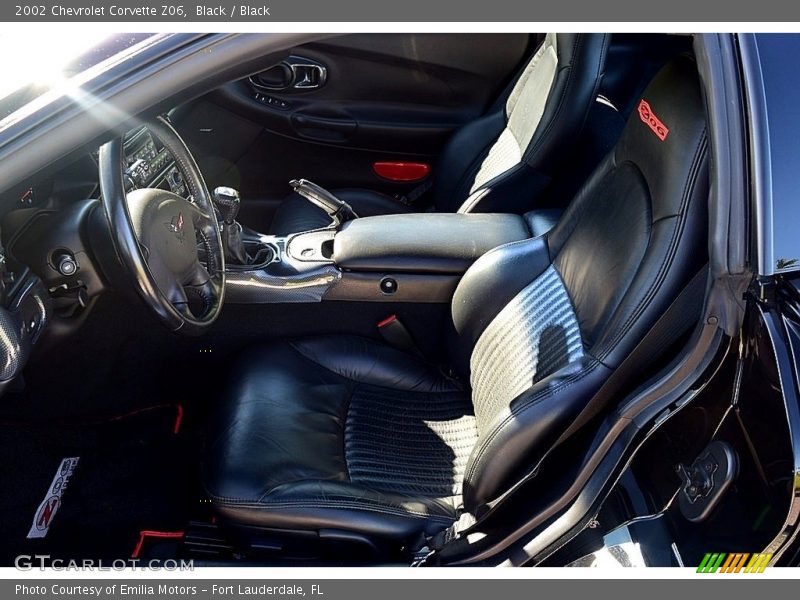 Black / Black 2002 Chevrolet Corvette Z06