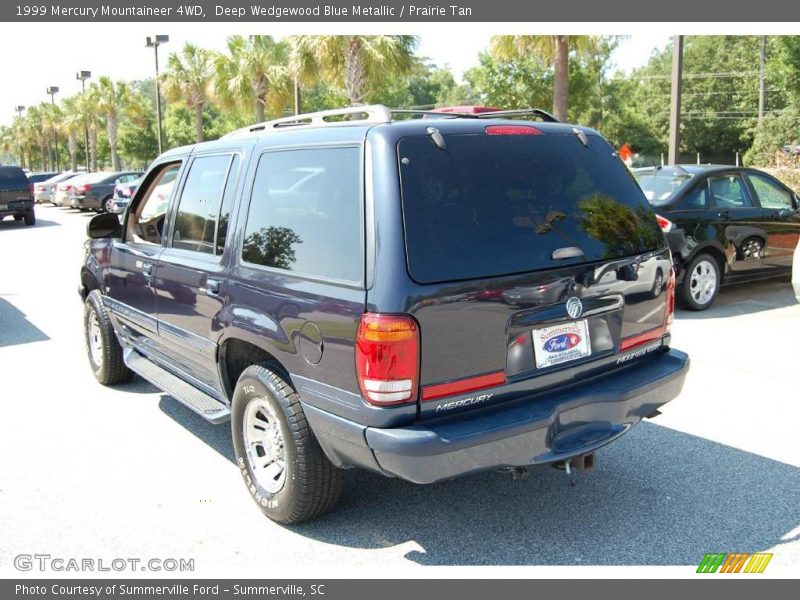 Deep Wedgewood Blue Metallic / Prairie Tan 1999 Mercury Mountaineer 4WD