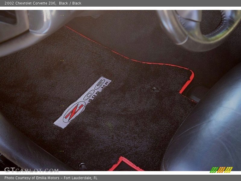 Black / Black 2002 Chevrolet Corvette Z06