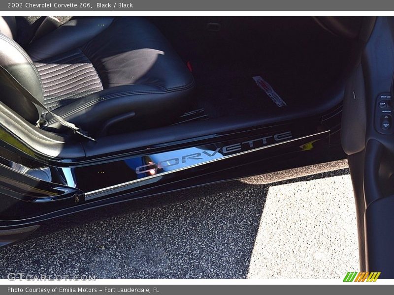 Black / Black 2002 Chevrolet Corvette Z06