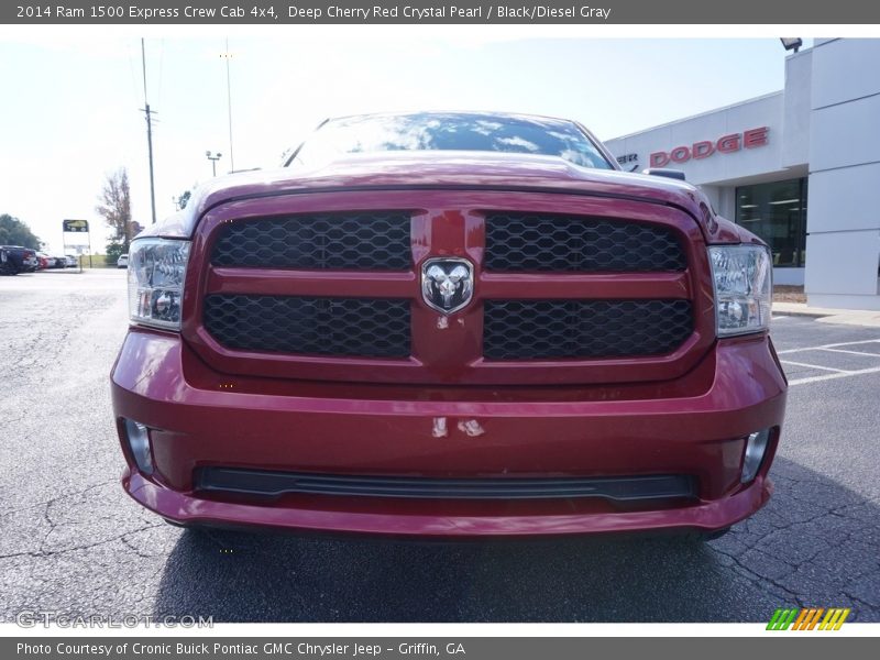 Deep Cherry Red Crystal Pearl / Black/Diesel Gray 2014 Ram 1500 Express Crew Cab 4x4