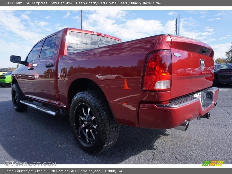 Deep Cherry Red Crystal Pearl / Black/Diesel Gray 2014 Ram 1500 Express Crew Cab 4x4