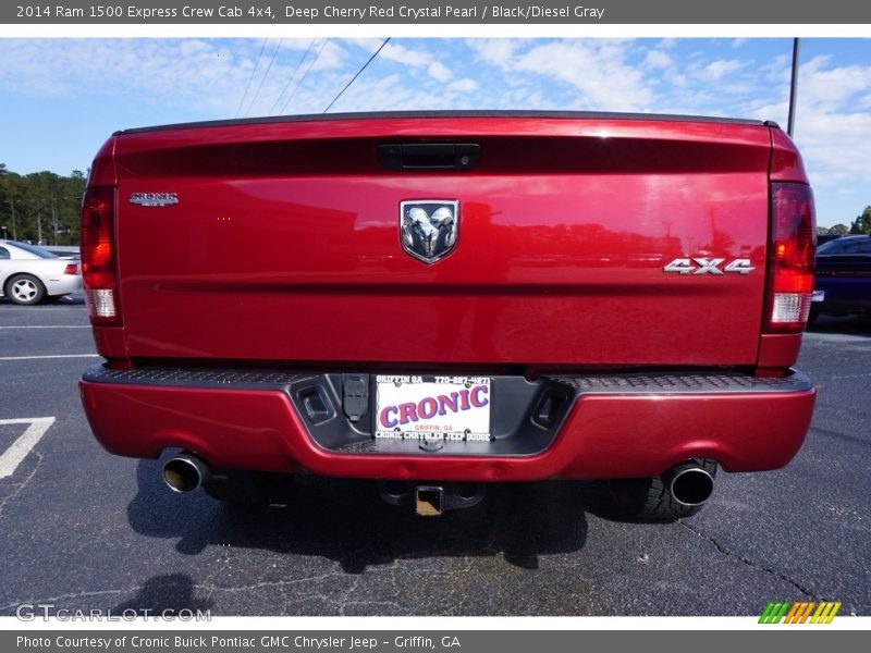 Deep Cherry Red Crystal Pearl / Black/Diesel Gray 2014 Ram 1500 Express Crew Cab 4x4