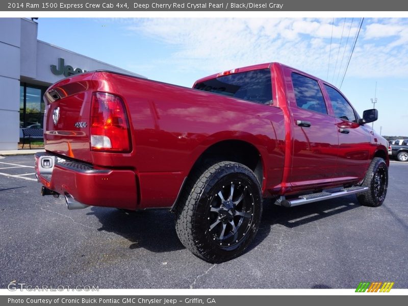 Deep Cherry Red Crystal Pearl / Black/Diesel Gray 2014 Ram 1500 Express Crew Cab 4x4