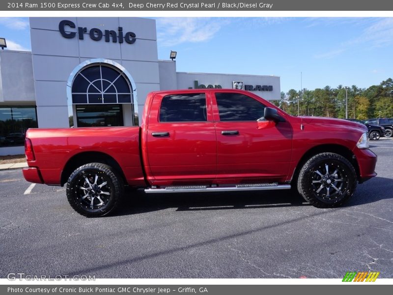 Deep Cherry Red Crystal Pearl / Black/Diesel Gray 2014 Ram 1500 Express Crew Cab 4x4