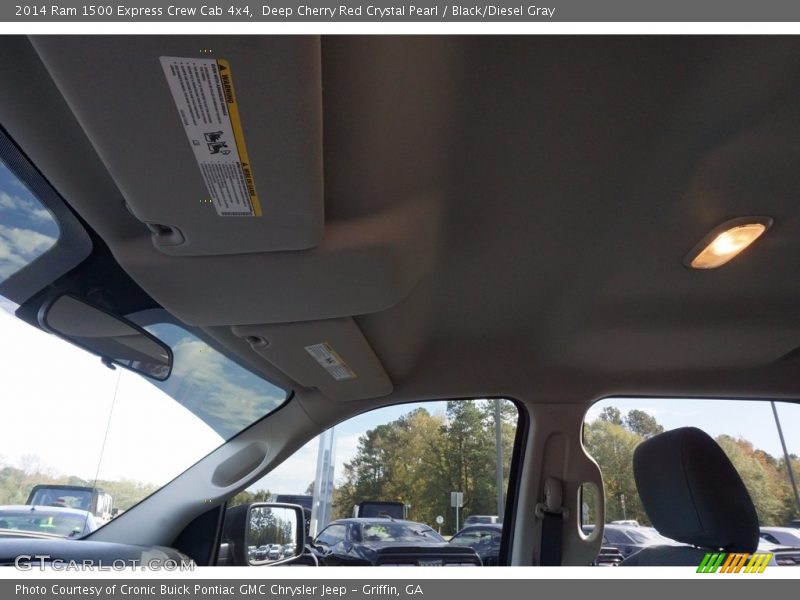 Deep Cherry Red Crystal Pearl / Black/Diesel Gray 2014 Ram 1500 Express Crew Cab 4x4