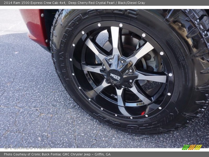 Deep Cherry Red Crystal Pearl / Black/Diesel Gray 2014 Ram 1500 Express Crew Cab 4x4