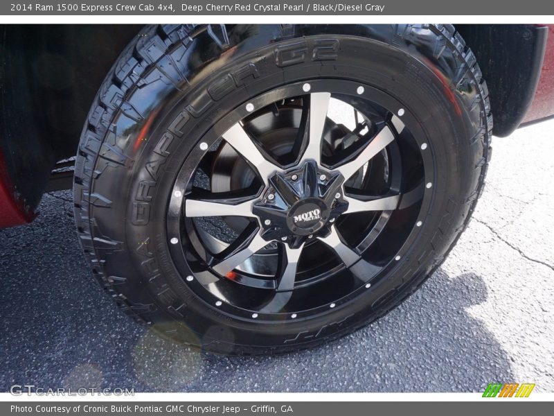 Deep Cherry Red Crystal Pearl / Black/Diesel Gray 2014 Ram 1500 Express Crew Cab 4x4