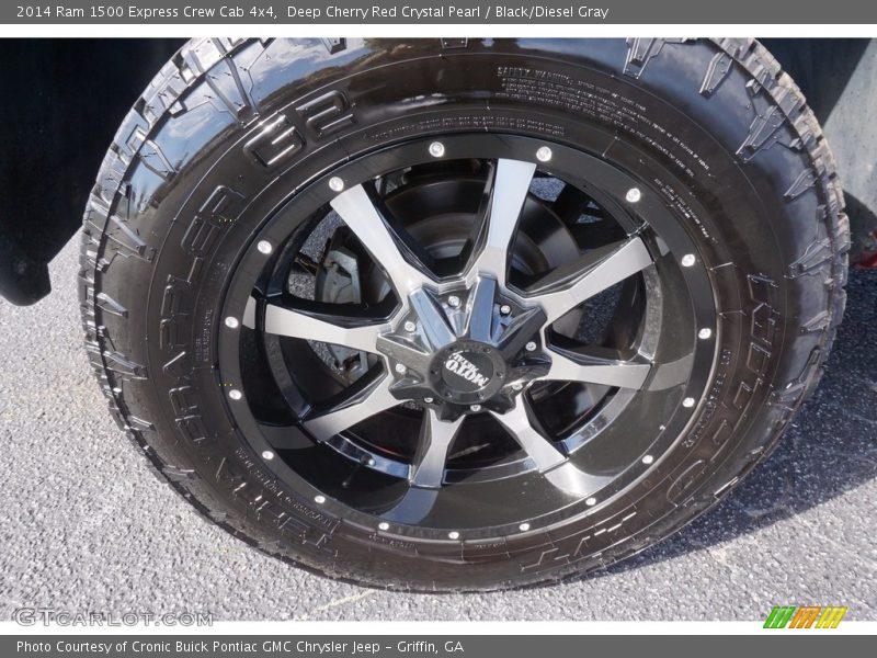 Deep Cherry Red Crystal Pearl / Black/Diesel Gray 2014 Ram 1500 Express Crew Cab 4x4