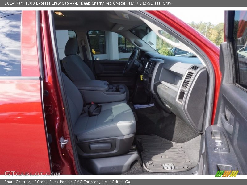 Deep Cherry Red Crystal Pearl / Black/Diesel Gray 2014 Ram 1500 Express Crew Cab 4x4