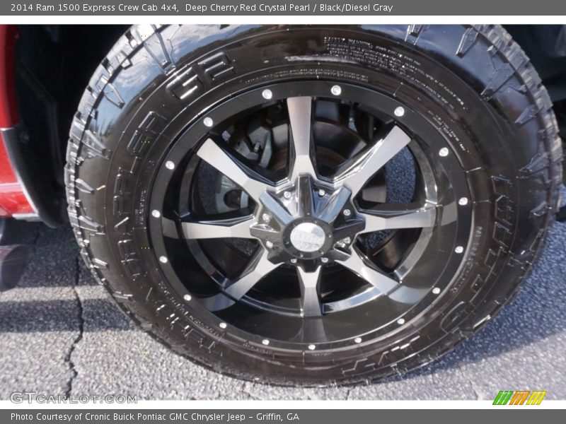 Deep Cherry Red Crystal Pearl / Black/Diesel Gray 2014 Ram 1500 Express Crew Cab 4x4