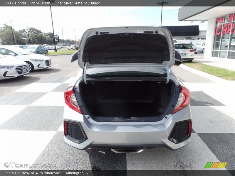 Lunar Silver Metallic / Black 2017 Honda Civic Si Sedan