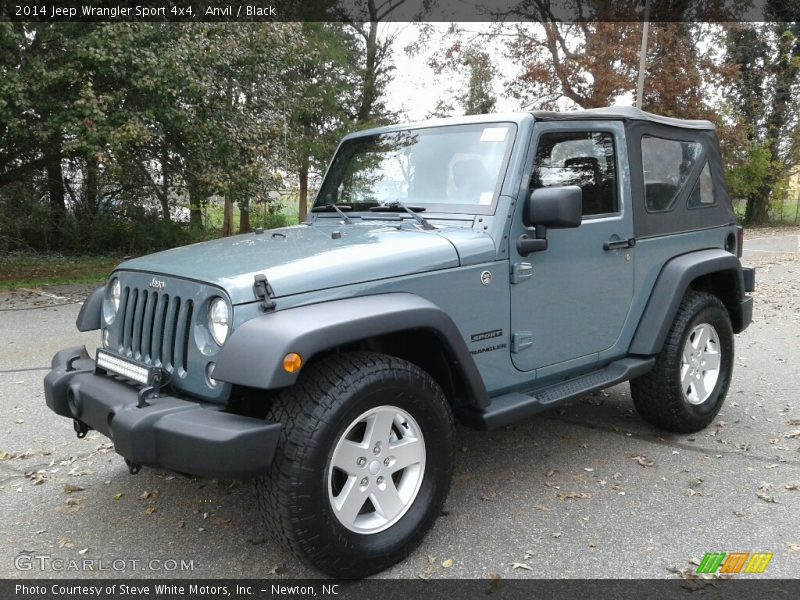 Anvil / Black 2014 Jeep Wrangler Sport 4x4