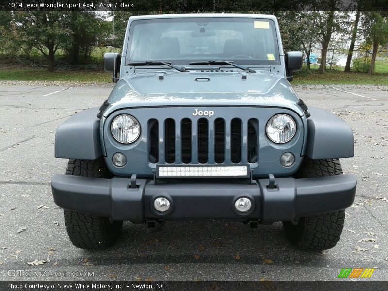 Anvil / Black 2014 Jeep Wrangler Sport 4x4