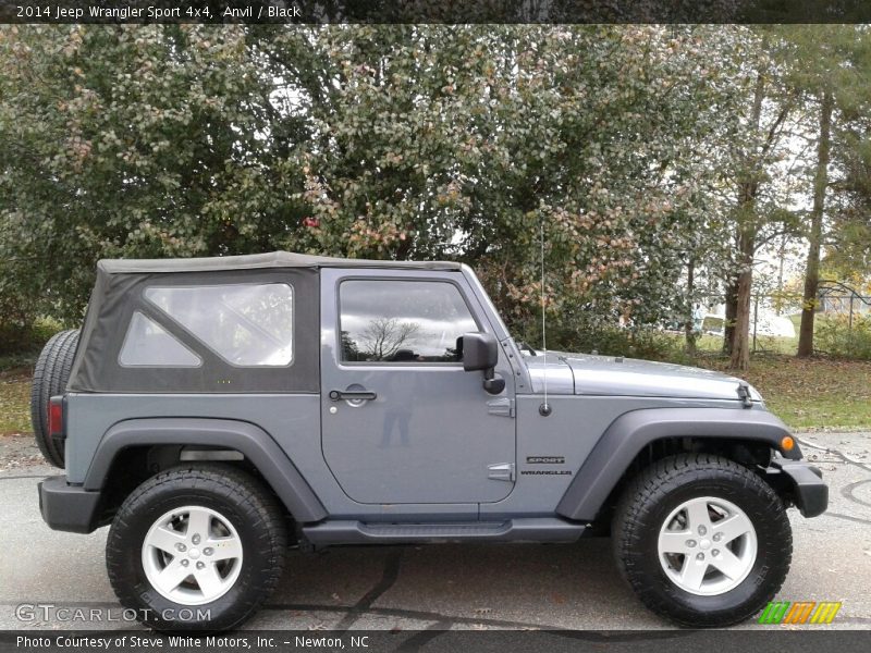 Anvil / Black 2014 Jeep Wrangler Sport 4x4