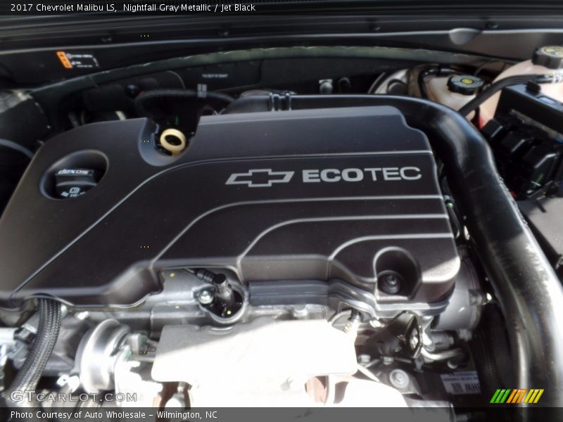 Nightfall Gray Metallic / Jet Black 2017 Chevrolet Malibu LS