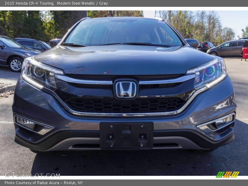 Modern Steel Metallic / Gray 2015 Honda CR-V Touring