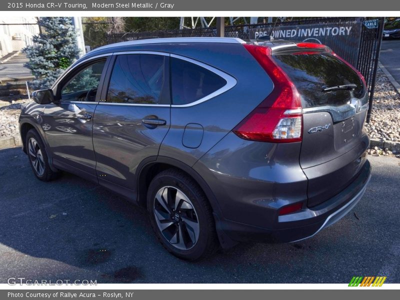Modern Steel Metallic / Gray 2015 Honda CR-V Touring
