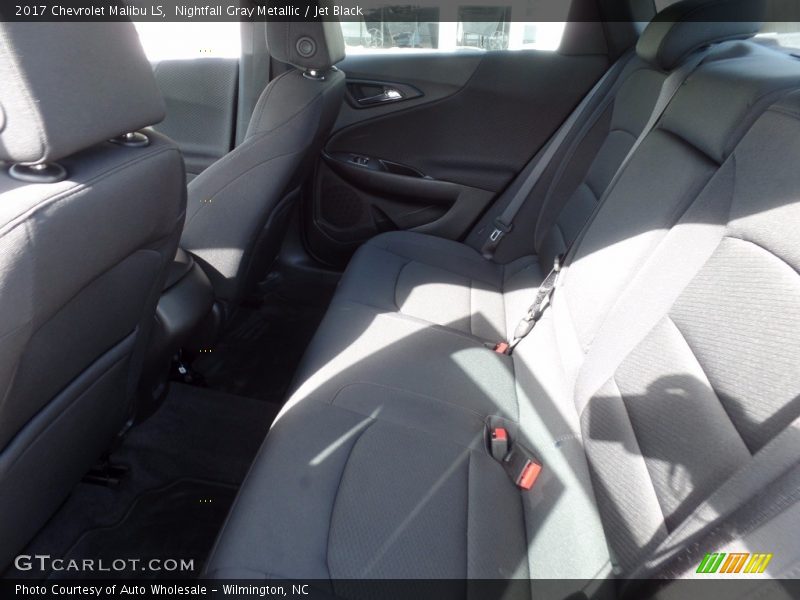 Nightfall Gray Metallic / Jet Black 2017 Chevrolet Malibu LS