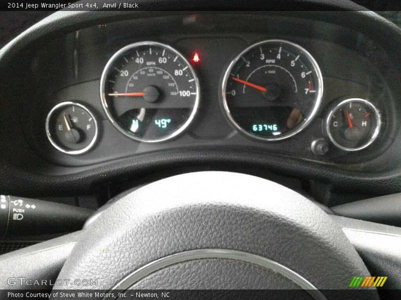 Anvil / Black 2014 Jeep Wrangler Sport 4x4