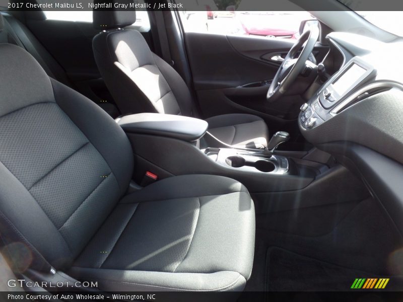 Nightfall Gray Metallic / Jet Black 2017 Chevrolet Malibu LS