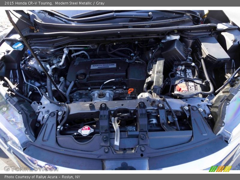 Modern Steel Metallic / Gray 2015 Honda CR-V Touring