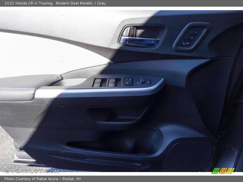 Modern Steel Metallic / Gray 2015 Honda CR-V Touring