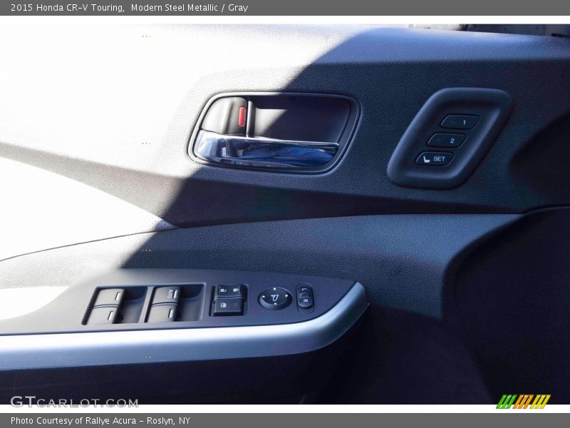 Modern Steel Metallic / Gray 2015 Honda CR-V Touring