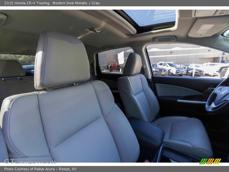 Modern Steel Metallic / Gray 2015 Honda CR-V Touring