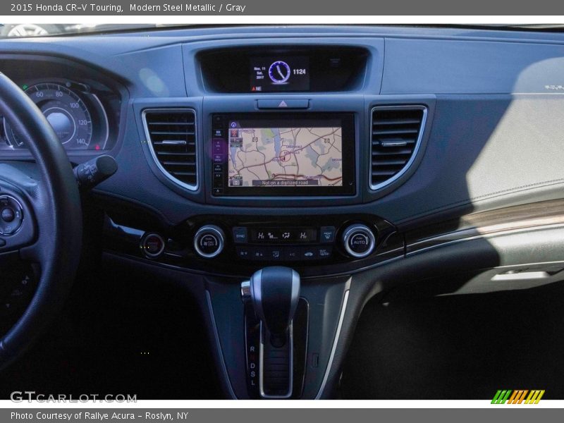 Modern Steel Metallic / Gray 2015 Honda CR-V Touring