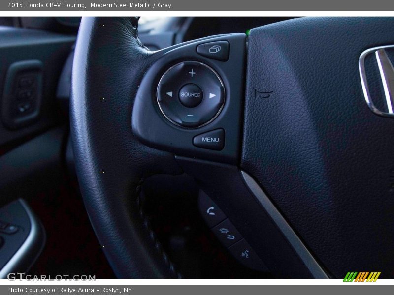 Modern Steel Metallic / Gray 2015 Honda CR-V Touring