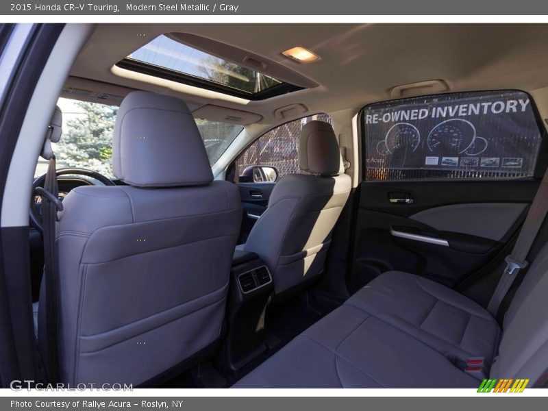 Modern Steel Metallic / Gray 2015 Honda CR-V Touring