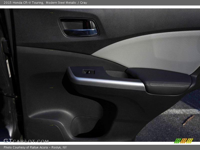 Modern Steel Metallic / Gray 2015 Honda CR-V Touring