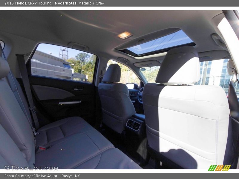 Modern Steel Metallic / Gray 2015 Honda CR-V Touring