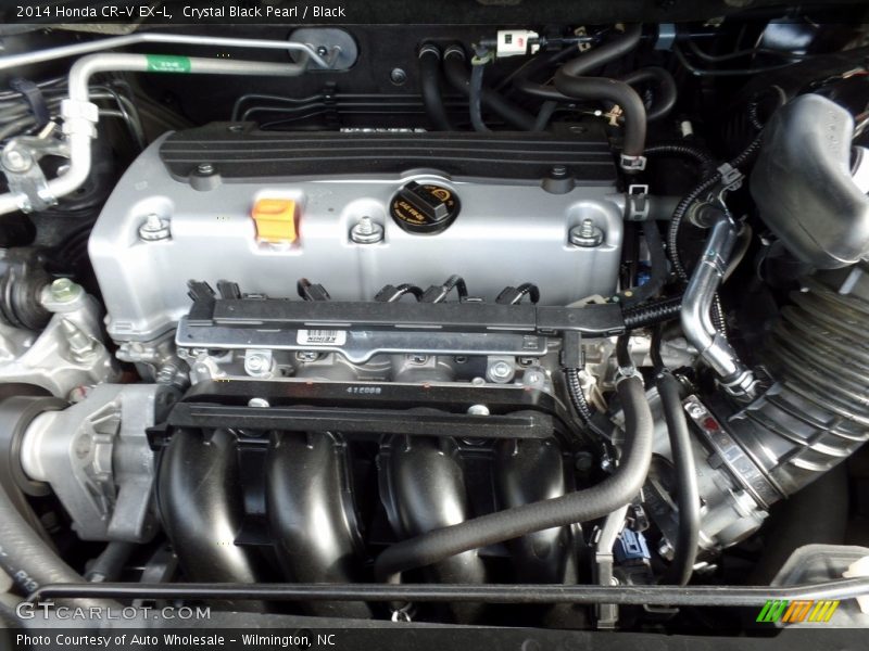 Crystal Black Pearl / Black 2014 Honda CR-V EX-L