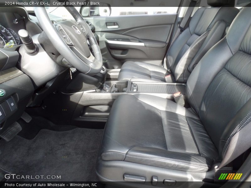 Crystal Black Pearl / Black 2014 Honda CR-V EX-L