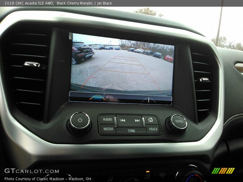 Black Cherry Metallic / Jet Black 2018 GMC Acadia SLE AWD