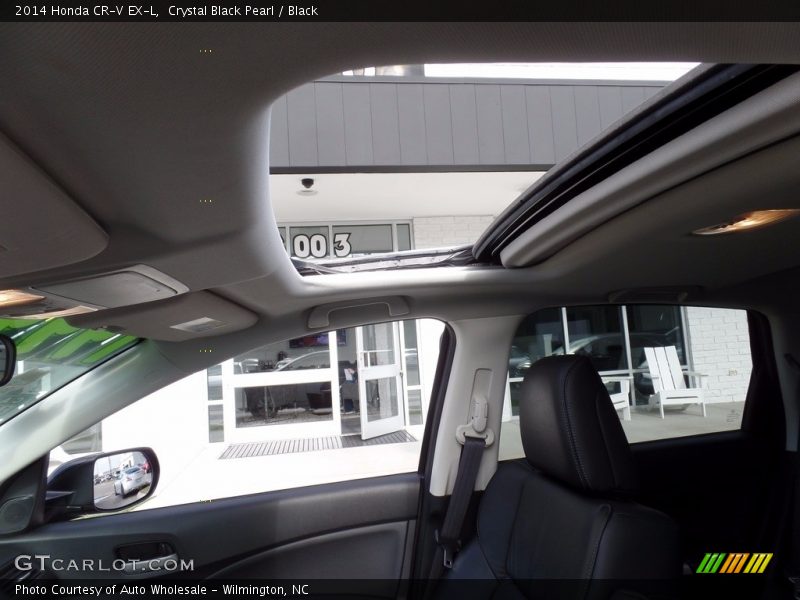 Crystal Black Pearl / Black 2014 Honda CR-V EX-L