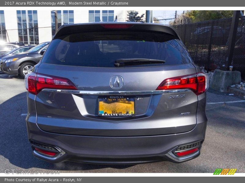Modern Steel Metallic / Graystone 2017 Acura RDX Technology AWD