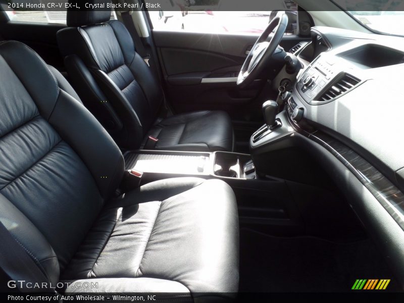 Crystal Black Pearl / Black 2014 Honda CR-V EX-L