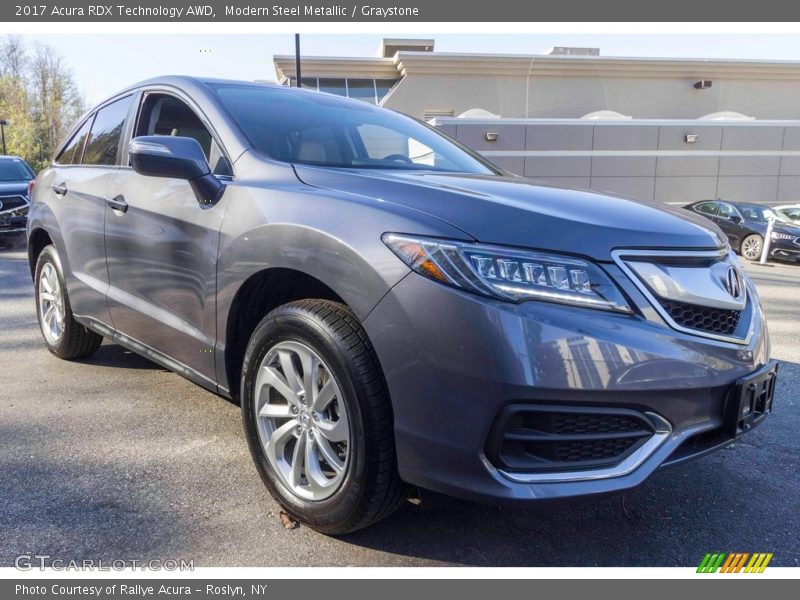 Modern Steel Metallic / Graystone 2017 Acura RDX Technology AWD