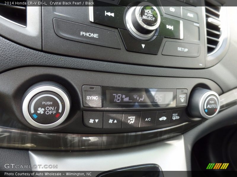 Crystal Black Pearl / Black 2014 Honda CR-V EX-L