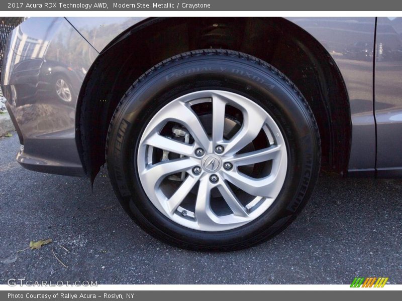 Modern Steel Metallic / Graystone 2017 Acura RDX Technology AWD